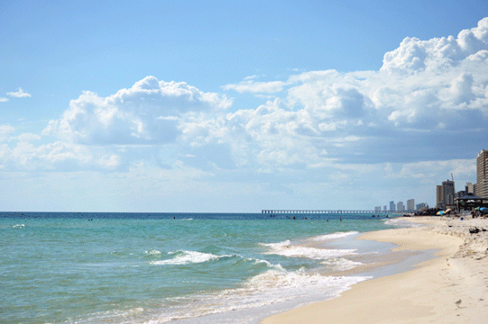 The beaches of Panama City Beach