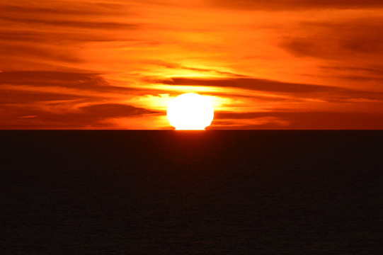 Sunset Over The Gulf Of Florida's Forgotten Coast