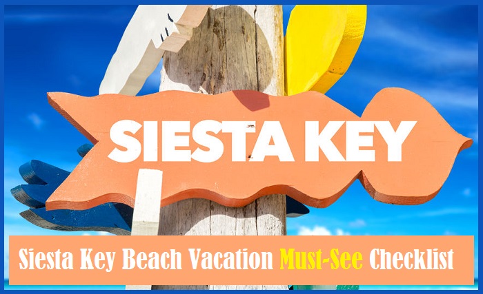 Siesta Key Beach Vacation Checklist
